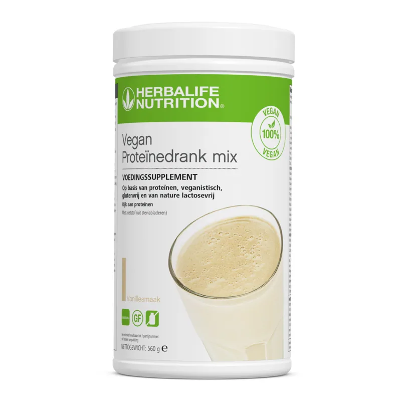 PDM - Proteïnedrank mix vanille Vegan 560g